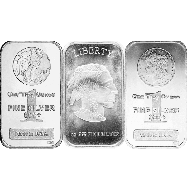 silver bars 1 oz