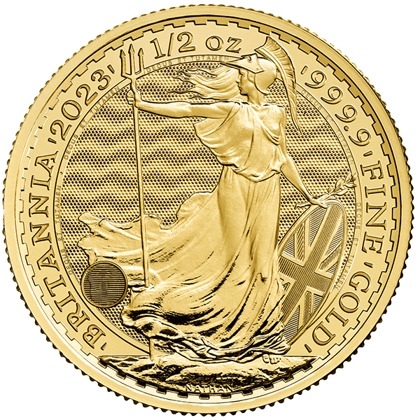 2023 1/2 oz Britannia Gold Coin Queen Elizabeth