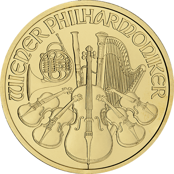 1 oz Austrian Gold Philharmonic Coin