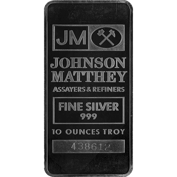 Buy 10 oz Johnson Matthey Silver Bar at Wholesale!