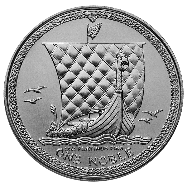 Isle of Man 1 oz Platinum Noble