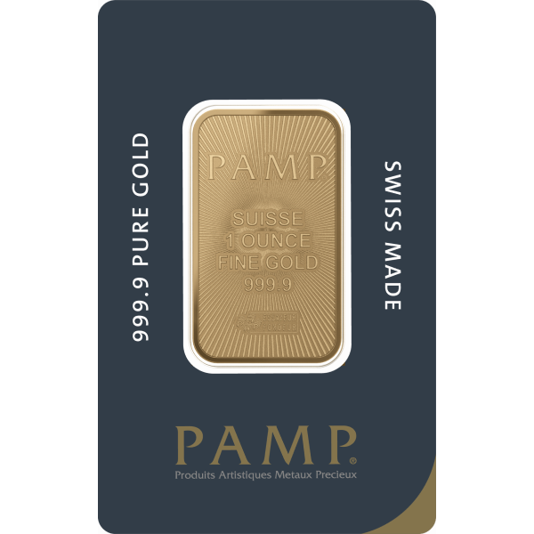 1 oz PAMP Suisse Gold Bar