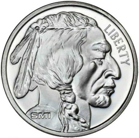 1 oz Sunshine Buffalo Silver Round