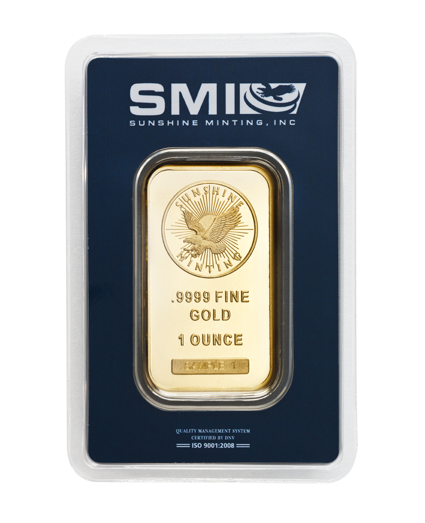 1 oz Sunshine Gold Bar