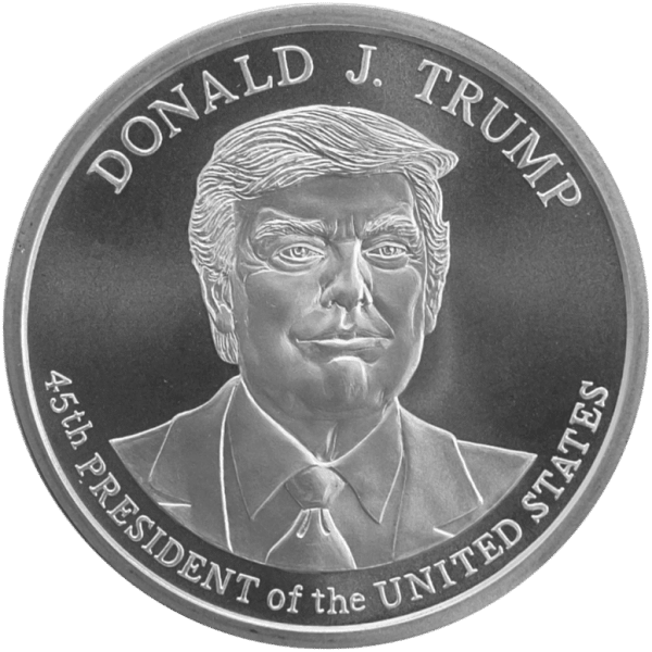 President Trump silver round