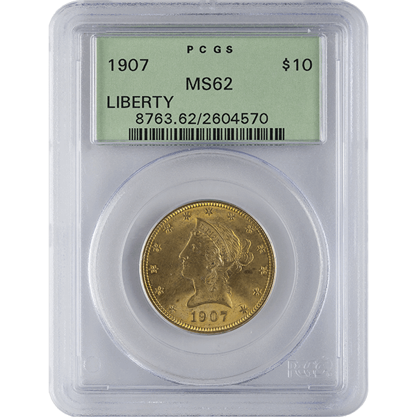 $10 Liberty PCGS 62