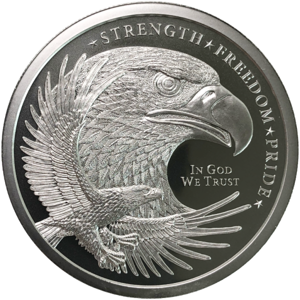 2 oz Eagle Silver Round