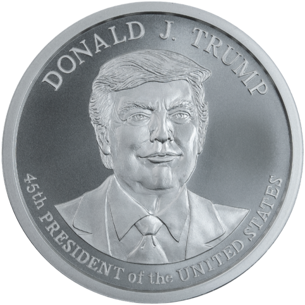 2 oz President Trump Silver Round