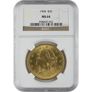 Buy $20 Liberty Double Eagle NGC 64 at Wholesale!