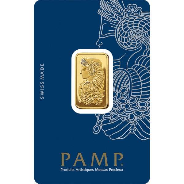 10 gram gold bar PAMP Suisse Lady Fortuna Veriscan new in assay