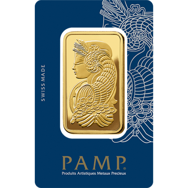 100 Gram Gold Bar PAMP Suisse Lady Fortuna Veriscan (New In Assay)