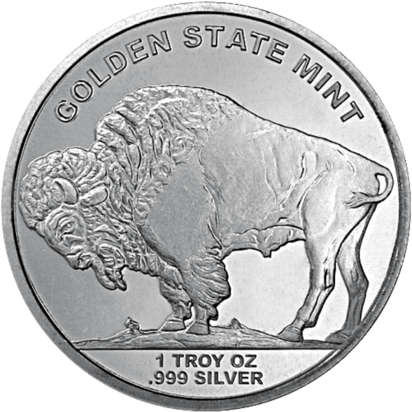 1 oz GSM Silver Round